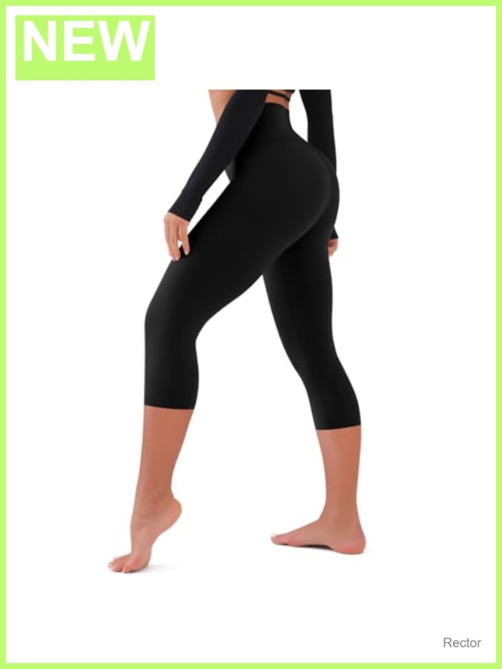 Buttery Soft High Waisted Capri Leggings Tummy Control Yoga Workout